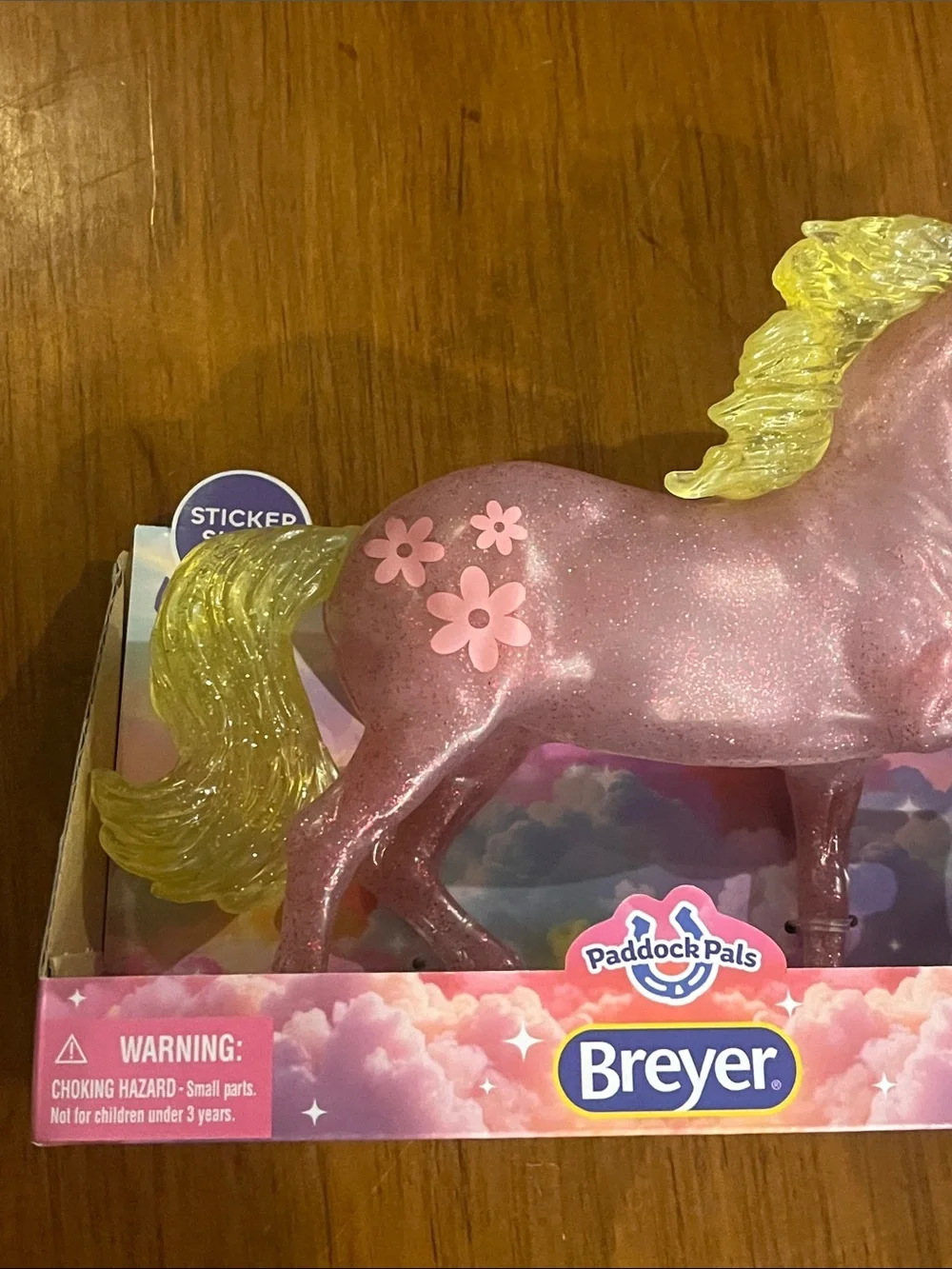 Breyer Paddock Pal Toy Horse Petal glitter new